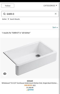Farmhouse sink