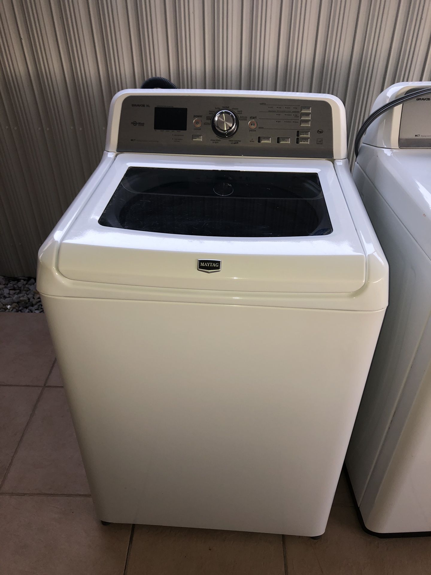 Maytag Bravos XL washer and dryer.