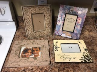 4 Picture Frames New