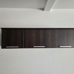Dark Brown Wall Cabinet