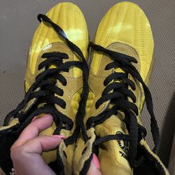 Yellow Otomix Weightlifting Shoes