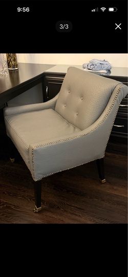 Two Custom Designer Arm Chairs