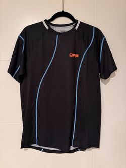 Off-White Men’s Active Black Logo Mesh T-Shirt Size Small