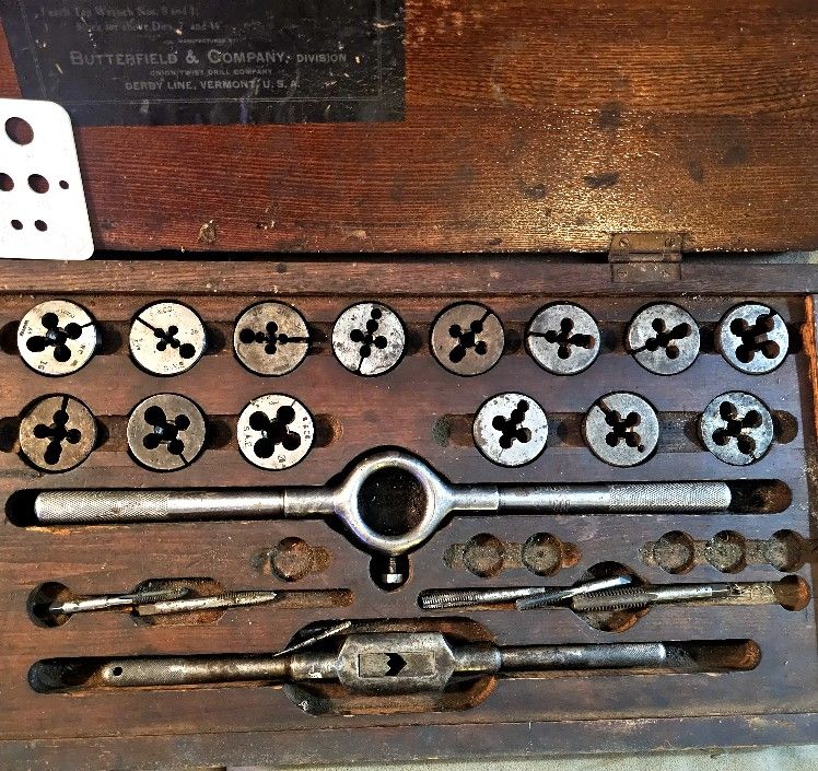 Vintage Butterfield & Company Screw Plate Tap & Die