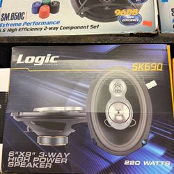 Logic 6x9’ 3-way door speakers