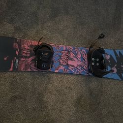 Lib Tech T. Rice Pro Board With Union bindings.