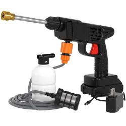 Brand New Power Blaster Plus Cordless Portable Electric Water Spray Gun and Hose