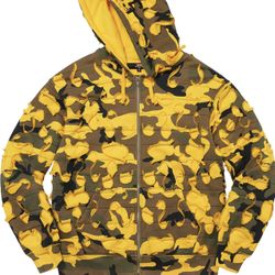 Supreme x Griffin Zip Up Hoodie Large Yellow