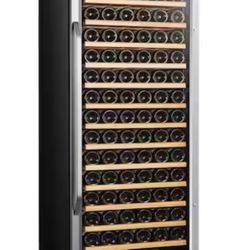 23 in. 171-Bottle Stainless Steel Single Zone Wine Refrigerator