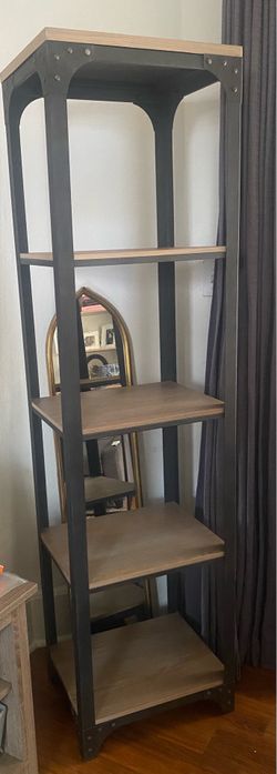 Target Franklin shelving in weathered gray