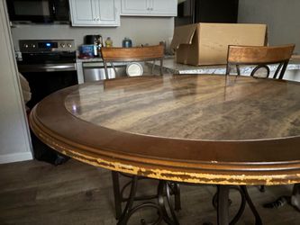 Dining table and chairs