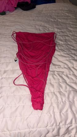 PINK Backless Bodysuit