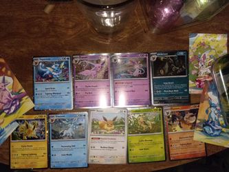 Pokémon Eeveelution Holo Card Lot