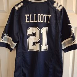 Dallas Cowboys Elliott 21 Adult Small Nfl Football Jersey