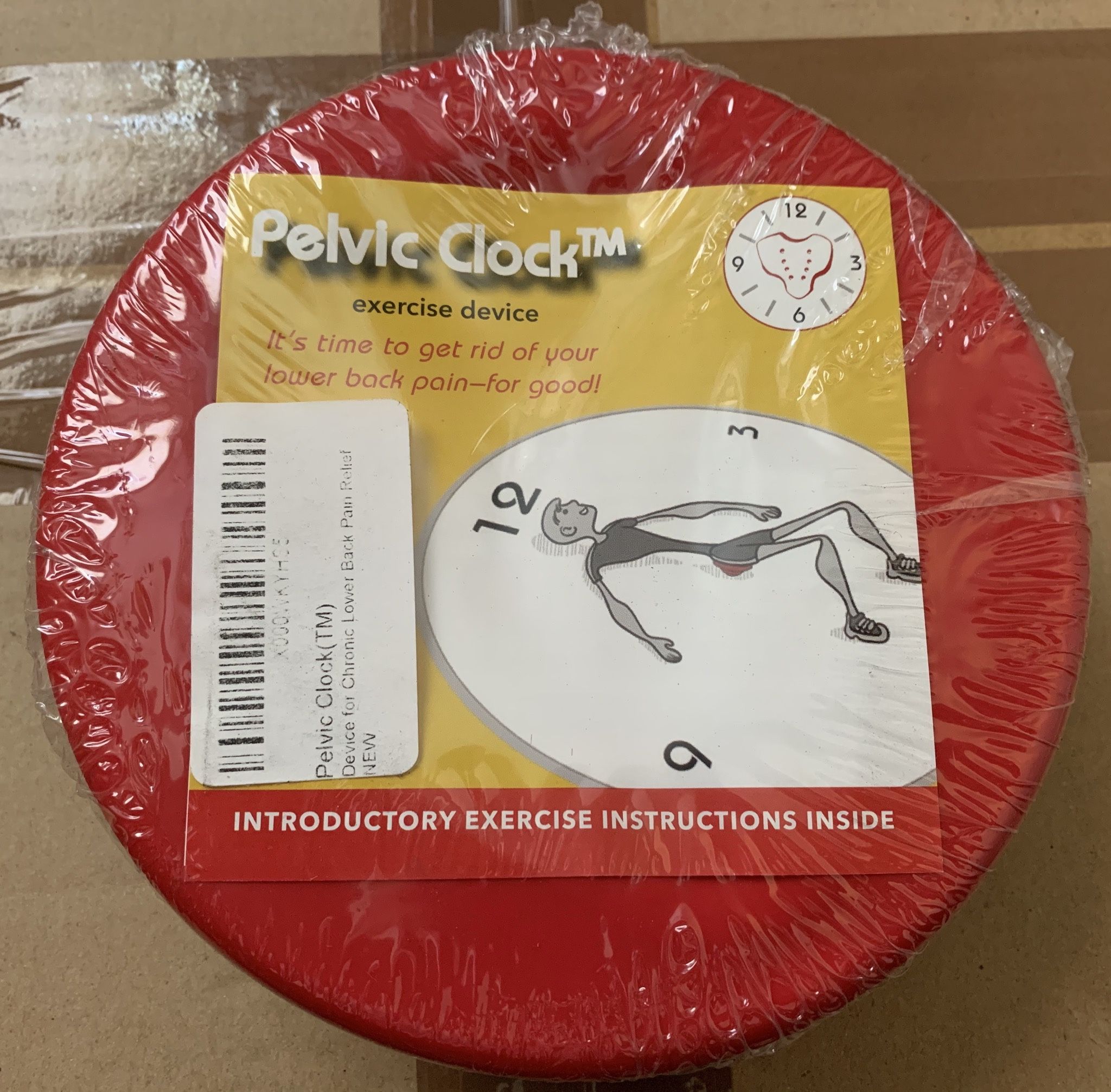 Pelvic Clock Exercise Device For Back Pain