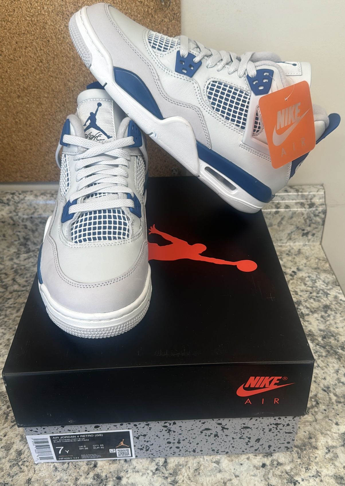 Jordan 4 Retro Military Blue GS