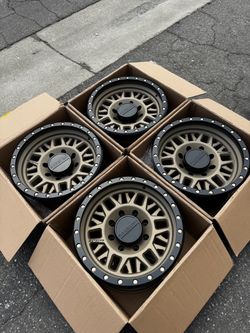 Raceline Ryno 8x6.5 17” Off-Road Racing Wheels Bronze Rims Brand New