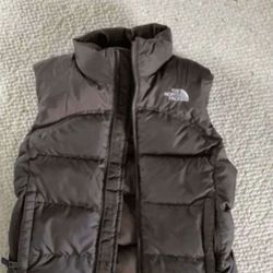 The North Face Brown Girls Vest Size Small