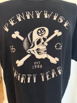 Pennywise 30th Anniversary Punk Rock T-Shirt – XL