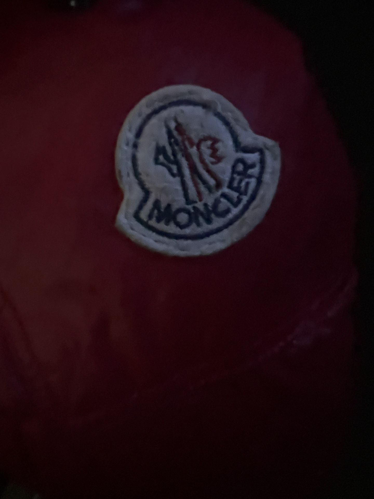 Moncler Red Maya Down Jacket