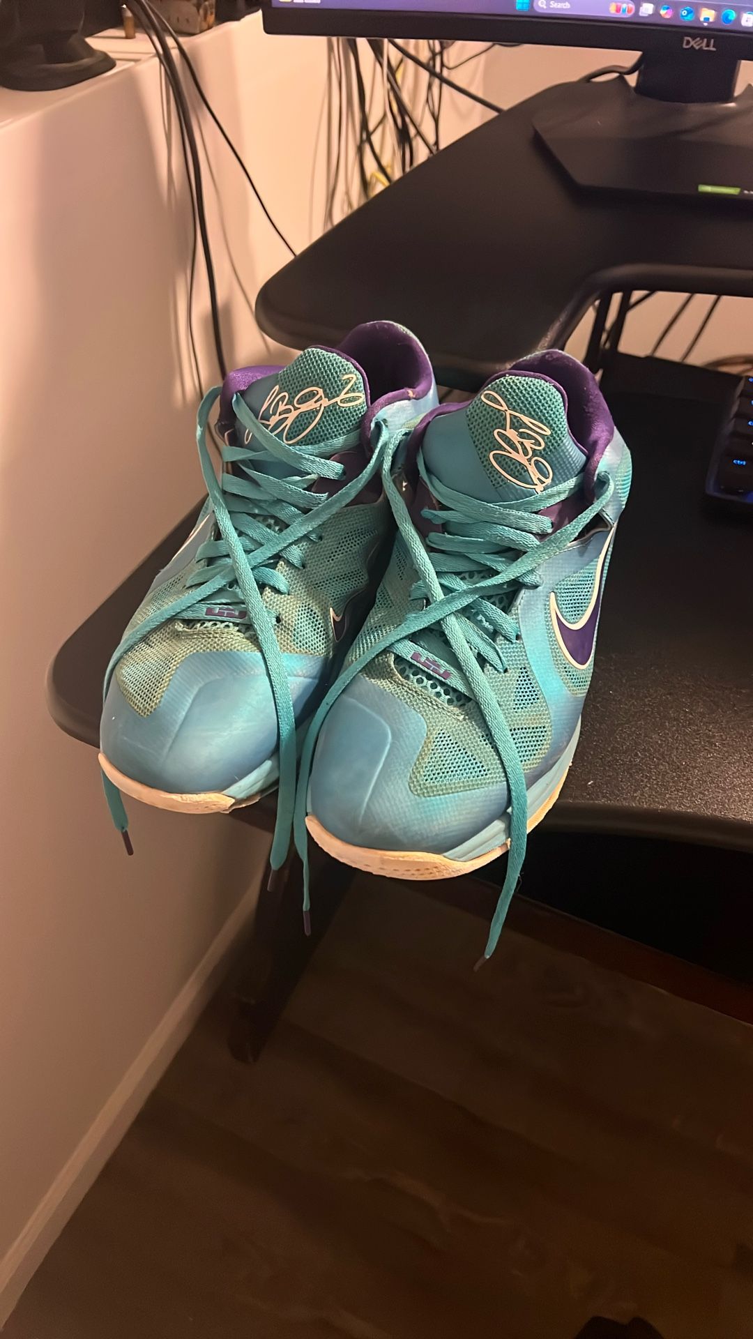 Nike LeBron 9 “summit Lake Hornets” 10.5 Used