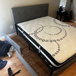 Bed Frame And New Mattress