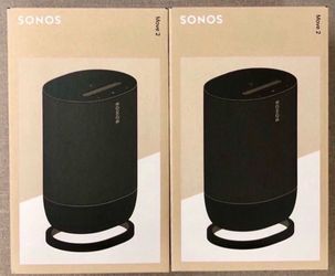 Sonos Move2 black. Pair. Brand new sealed includes warranty.