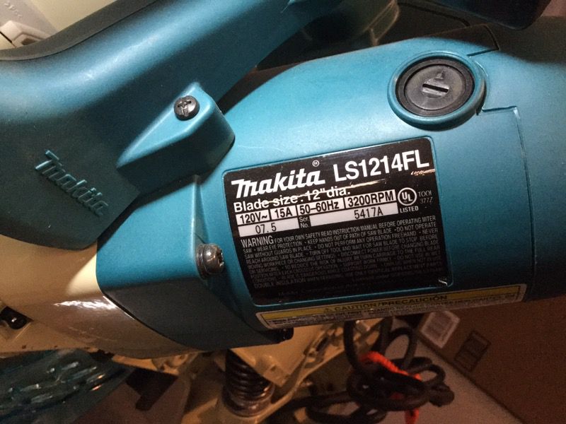 MAKITA 12" COMPOUND MITER SAW LS1214FL NEVER USED for Sale in Harwich, OfferUp