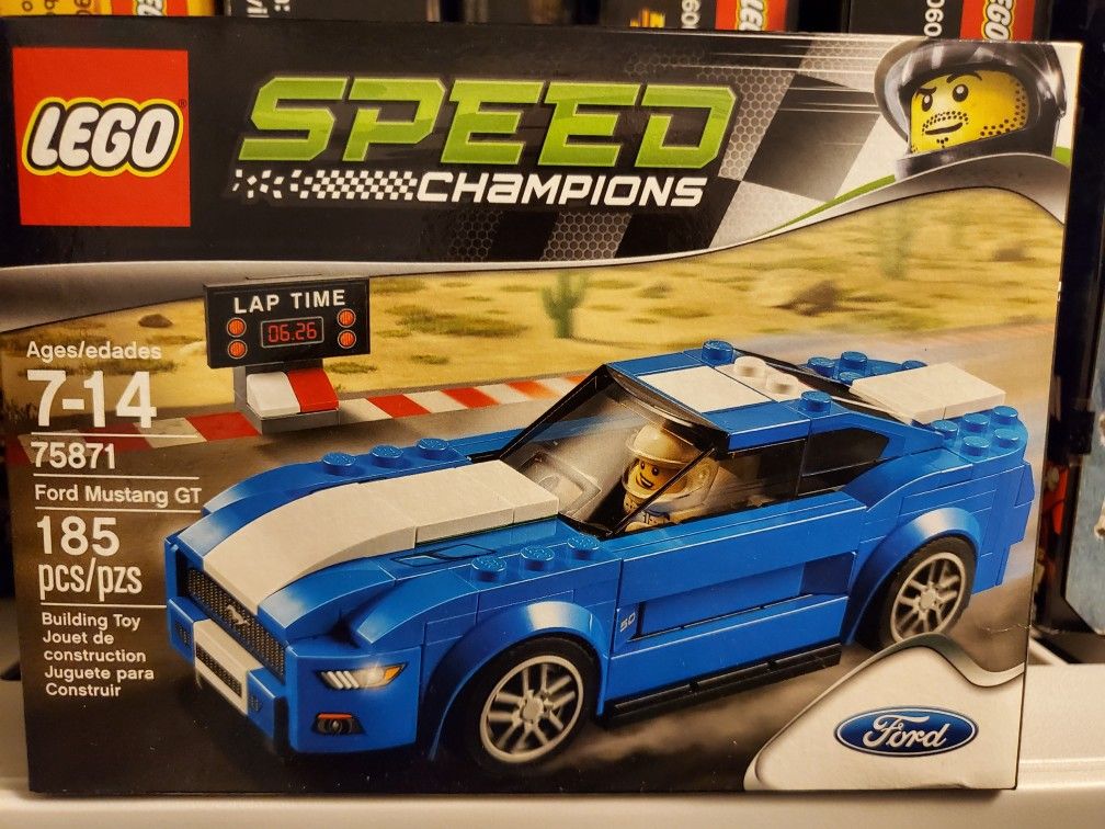 2016 LEGO SPEED CHAMPIONS FORD MUSTANG GT SET # 75871