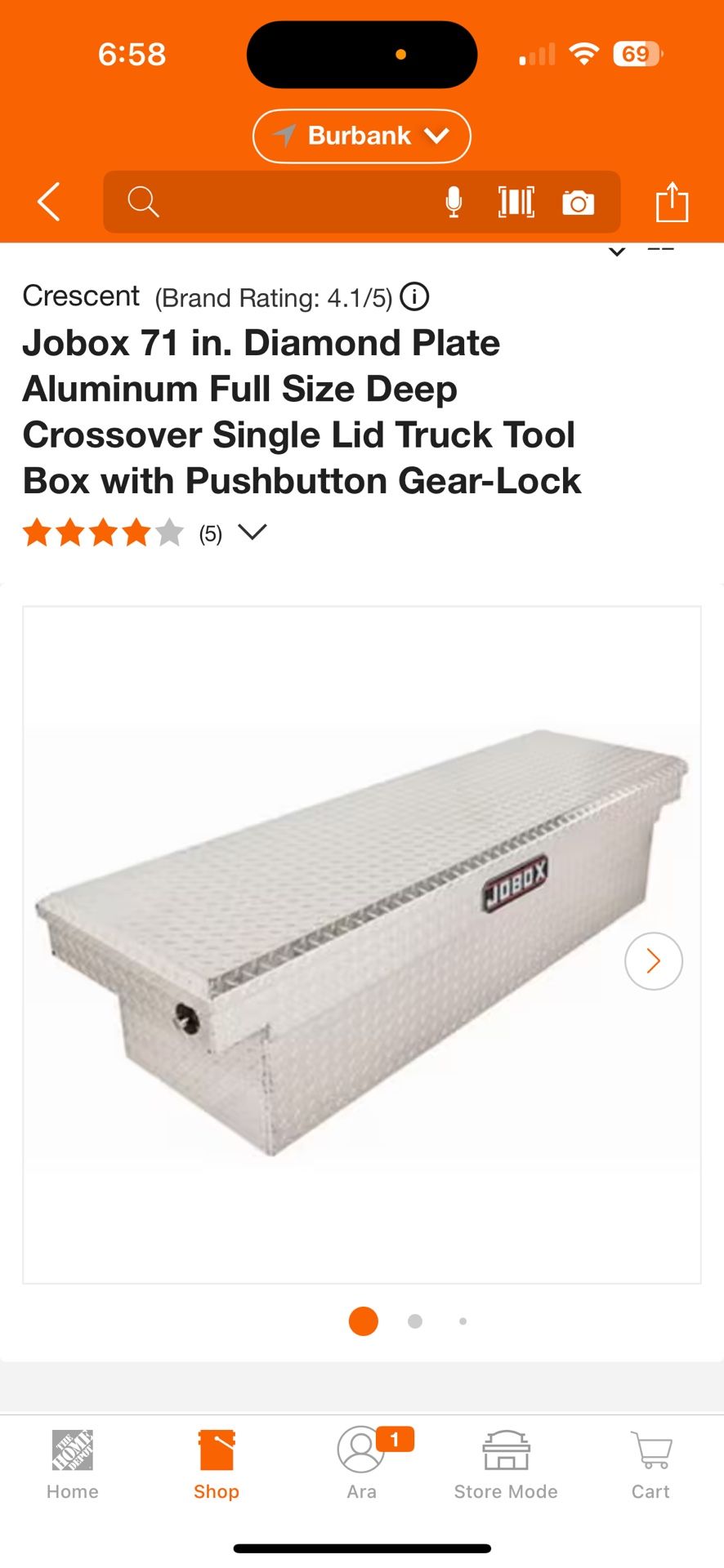 crescent Jobox tool box