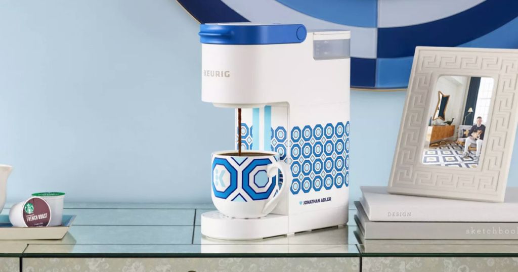 Keurig K-Mini Jonathan Adler Limited Edition Single-Serve K-Cup Pod Coffee Maker