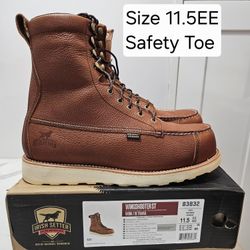 Red Wings Irish Setter Safety Toe Work Boots Size 11.5 