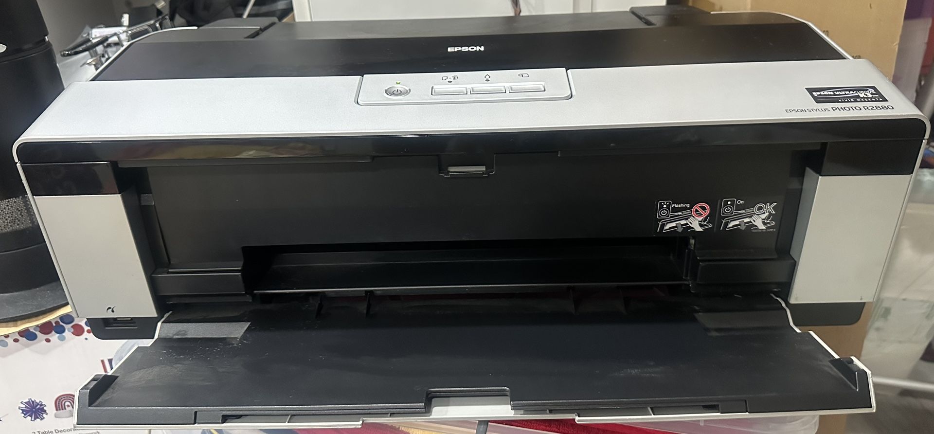 Epson Stylus Photo R2880 Wide Format Color Inkjet Printer Bundle