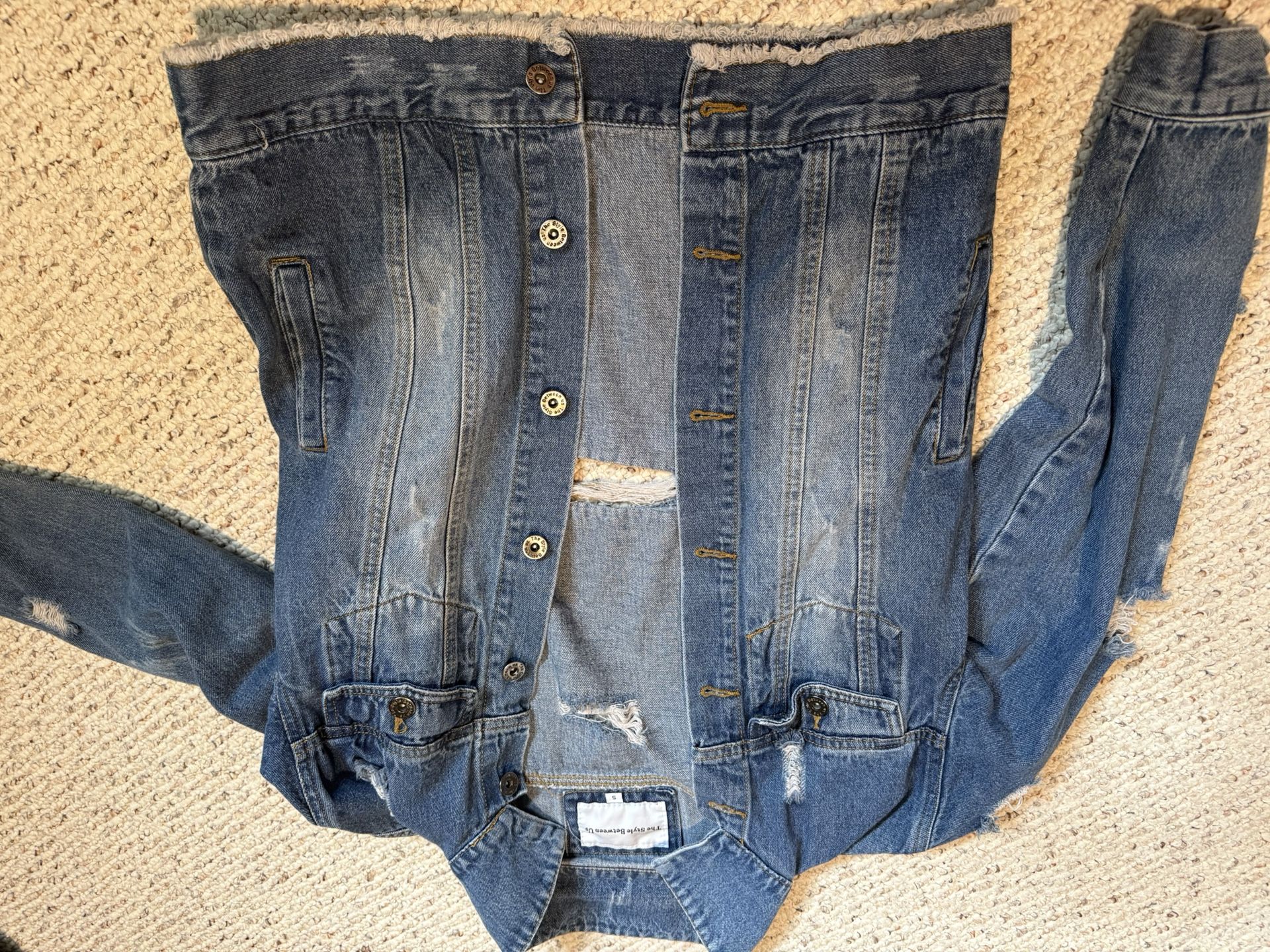 Distressed Jean Jacket