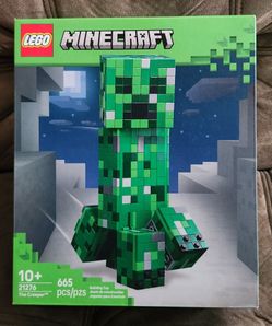 LEGO Minecraft The Creeper (21276) building set featuring 665 pieces