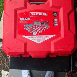 Craftsman 83 piece mechanics to set