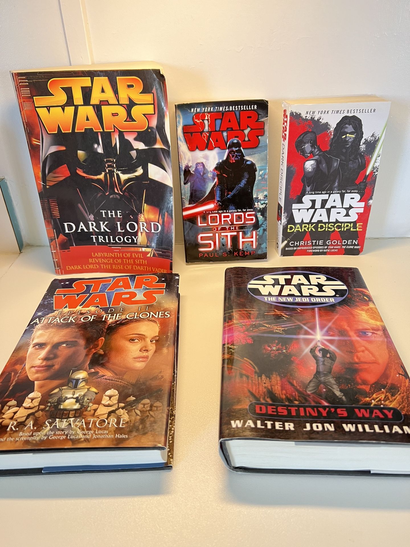 STAR WARS 2 Hardcover Books 3 papercover Lot