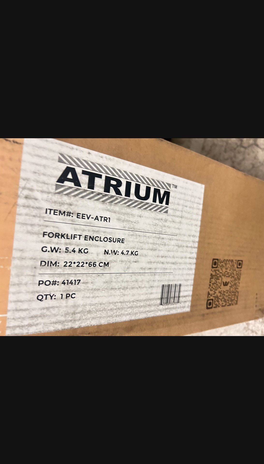 Forklif enclosure COVER super