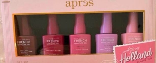 Brand new never been used new Aprés French Manicure Gel Nail Polish