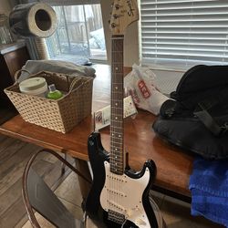Electric Guitar And Amp