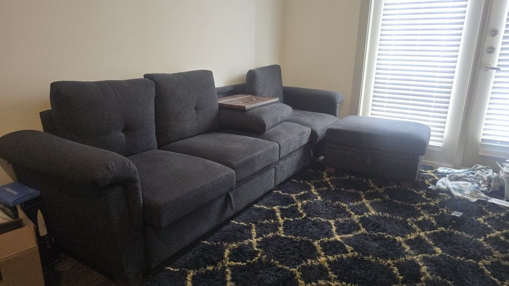 Couch With Ottoman