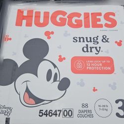 Huggies Size 3 88 Count $25