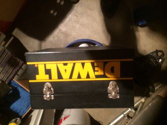 Dewalt saw battery charger metal box