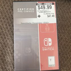 Xenoblade chronicles definitive edition, switch