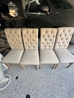 subrtex dinning gray chairs
