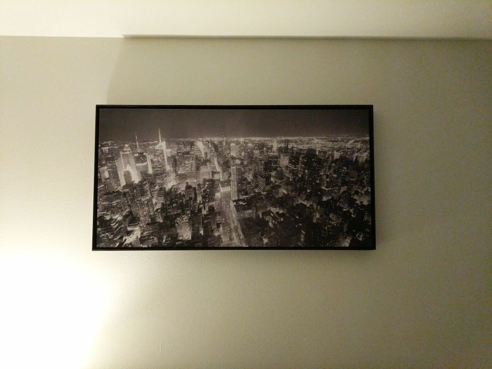 Portrait of New York skyline