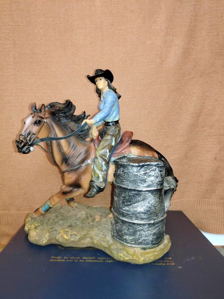 Women Rodeo Sculpture