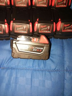 Milwaukee 5.0 ah batteries NEW