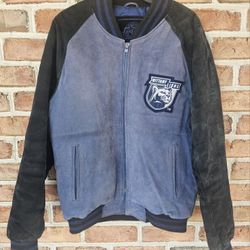 PENN STATE MEDIUM 100% LEATHER JACKET