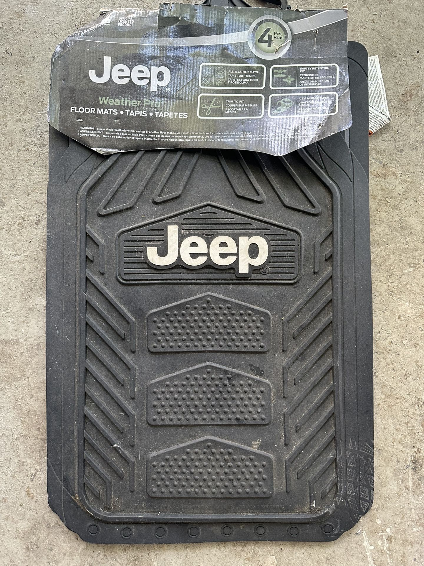 Jeep WeatherPro floor mats